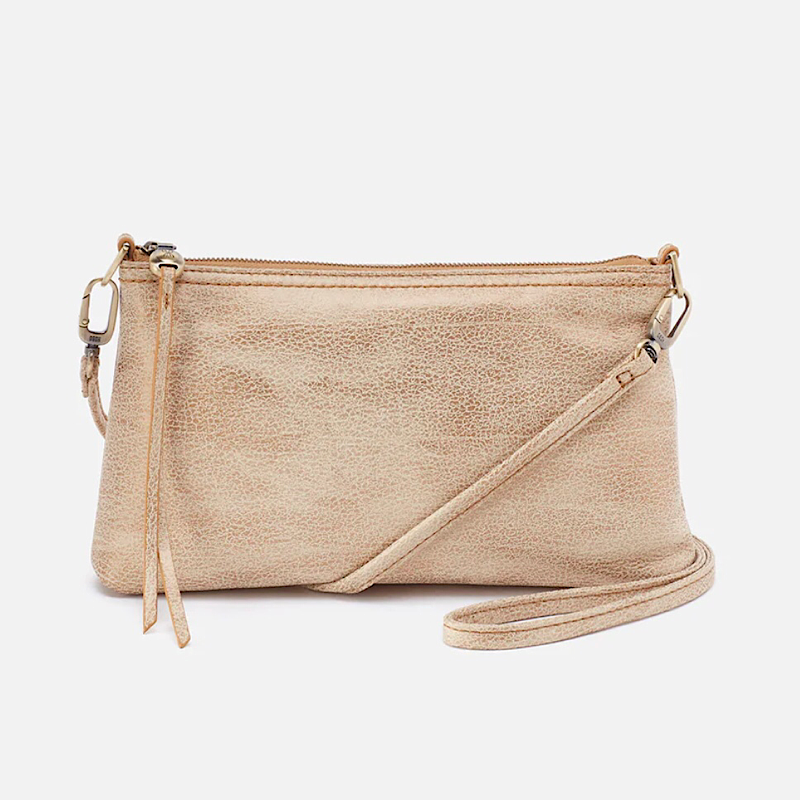 Metallic pebbled leather convertible crossbody bag sales