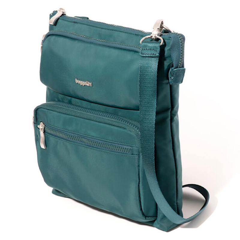 Baggallini Nolita twill Crossbody Bag in Emerald NCB918